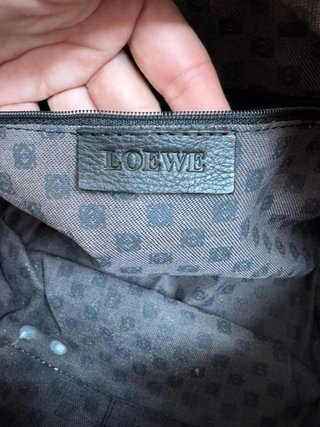 Bolso Loewe Amazona Vintage Piel Beige/Marrón