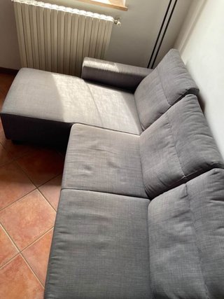 Divano angolare Ikea grigio