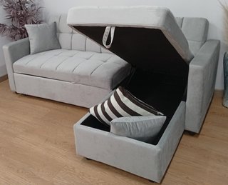 Sofá ·Cama ·Kris·, Terciopelo. Cómodo. ¡Oferta!