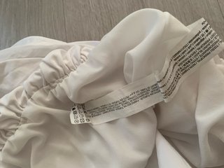 Vestido Zara blanco
