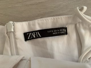 Vestido Zara blanco