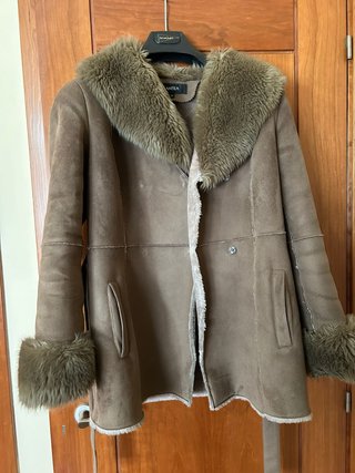 MANTE Chaquetón Piel Vuelta Talla Única