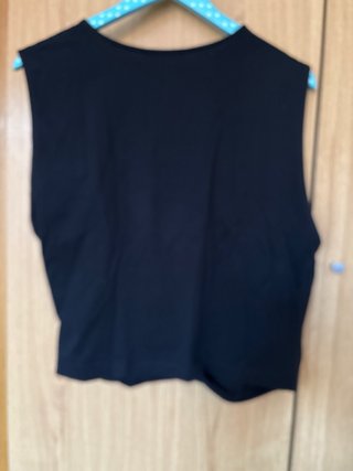 Top Zara Negro Talla L