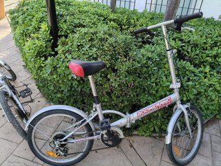 2 Bicicletas Plegables Grises