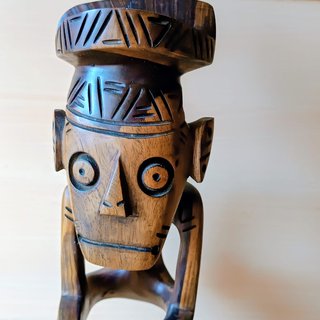 Escultura Madera Arte Taíno