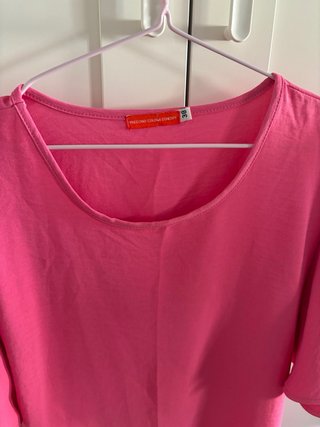 Blusa rosa volante Precchio talla 38