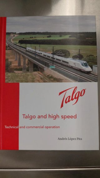 Libro trenes Talgo en ingles
