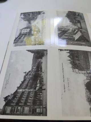 2 libros con postales antiguas de Donostia y Euska