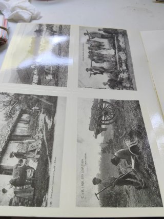 2 libros con postales antiguas de Donostia y Euska