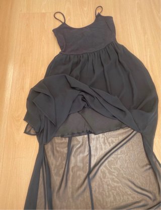 Vestido largo gótico negro