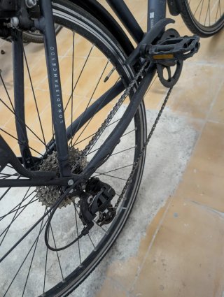 Bicicleta Urbana azul marino