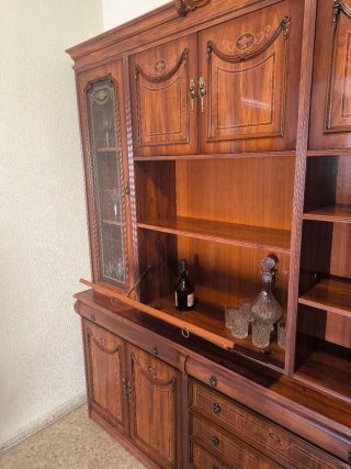 Mueble Salón Boiserie Clásico Madera Noble