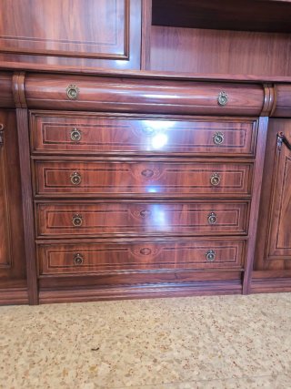 Mueble Salón Boiserie Clásico Madera Noble