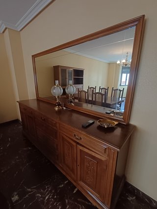 Conjunto Comedor y Mueble Salón Madera