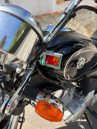 Yamaha 125 Custom Negra