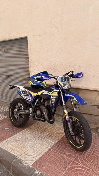 Sherco 49cc Supermotard Azul/Blanco