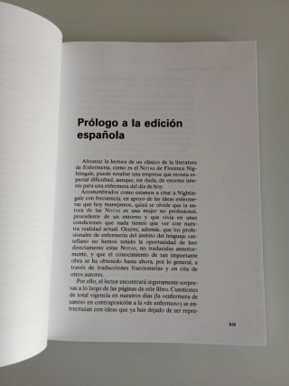 Notas sobre enfermería : qué es y qué no es