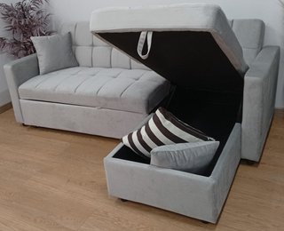 Sofá ·Cama ·Kris·, Terciopelo. Cómodo. ¡Oferta!