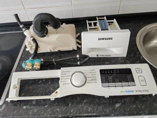 Panel frontal lavadora Samsung ecobubble