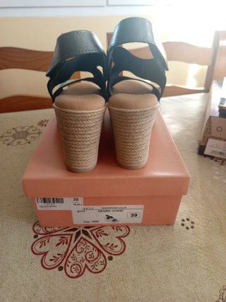 Sandalias de cuero mujer Tolosa Talla 39