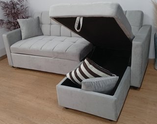 Sofá ·Cama ·Kris·, Terciopelo. Cómodo. ¡Oferta!
