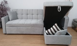 Sofá ·Cama ·Kris·, Terciopelo. Cómodo. ¡Oferta!