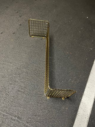 Estante pared IKEA SVENSHULT dorado