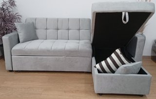 Sofá ·Cama ·Kris·, Terciopelo. Cómodo. ¡Oferta!