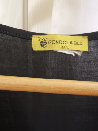 Abito Gondola Blu con perline