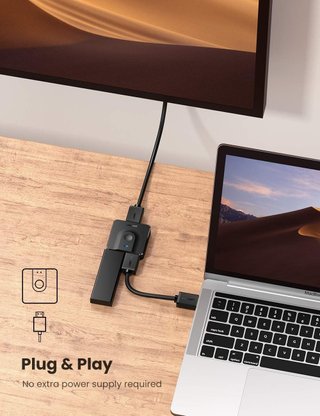 UGREEN Switch HDMI 4K 60Hz 2 Ingressi 1 Uscita Switch HDMI Bidirezionale 1 Ingresso 2 Uscite