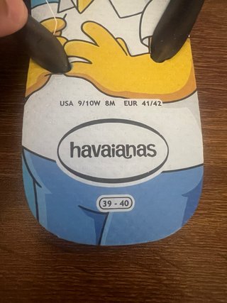 Havaianas Uomo Homer Simpson Taglia 41