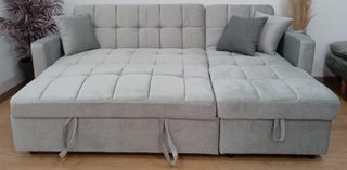 Sofá ·Cama ·Kris·, Terciopelo. Cómodo. ¡Oferta!