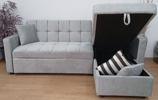 Sofá ·Cama ·Kris·, Terciopelo. Cómodo. ¡Oferta!