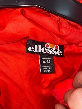 Chaqueta Plumífero Ellesse Naranja Talla L