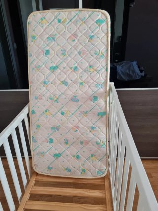 Cuna Micuna Blanca con Colchón