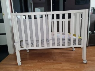 Cuna Micuna Blanca con Colchón
