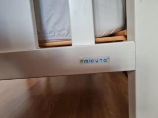 Cuna Micuna Blanca con Colchón