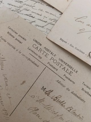 Lote 10 cartoline antiche