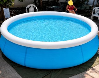 Piscina Hinchable 183x51cm Azul y Blanca