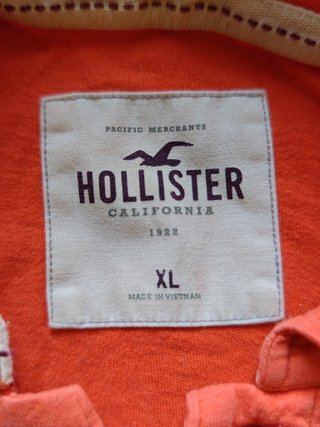 Polo Hollister Naranja Talla XL
