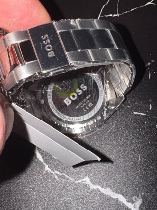 Reloj BOSS Cronógrafo Negro y Plateado