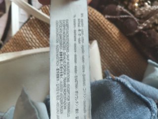 Pantalón vaquero Zara perlas tobillo
