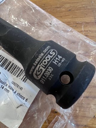 Chave de caixa de impacto KS Tools 14mm