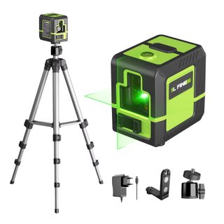 Nivel laser verde 2 lineas 360