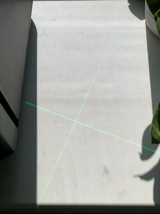 Nivel laser verde 2 lineas 360