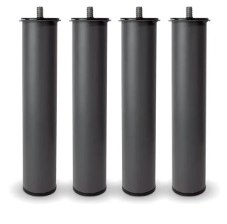 4 Patas Cama Metal Gris