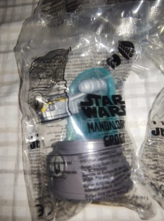 Lote Figuras Star Wars Mandalorian y Grogu