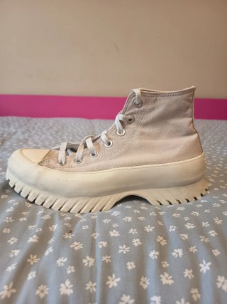 Botas Converse Bota Loneta Beige