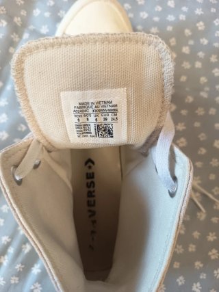 Botas Converse Bota Loneta Beige