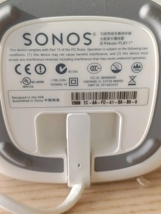 Altoparlante Sonos Play 1